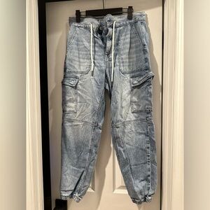 American Eagle Jean Joggers Size 10 Reg